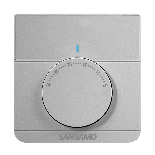 Sangamo Choice Plus Silver Electronic Thermostat CHPRSTATS