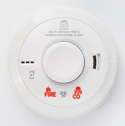 Aico Ei3030 Mains Multi-Sensor Optical, Fire and Carbon Monoxide Alarm with 10 Year Lithium Battery Back-up
