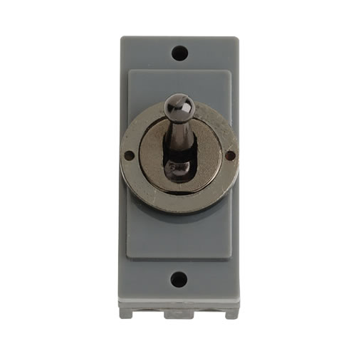 Click MD9102BN Black Nickel 10A  2 Way Toggle Switch Module