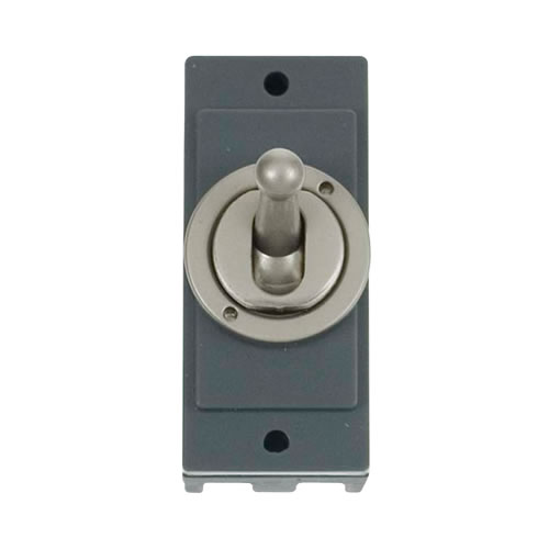 Click MD9102PN Pearl Nickel 10A 2 Way Toggle Switch Module