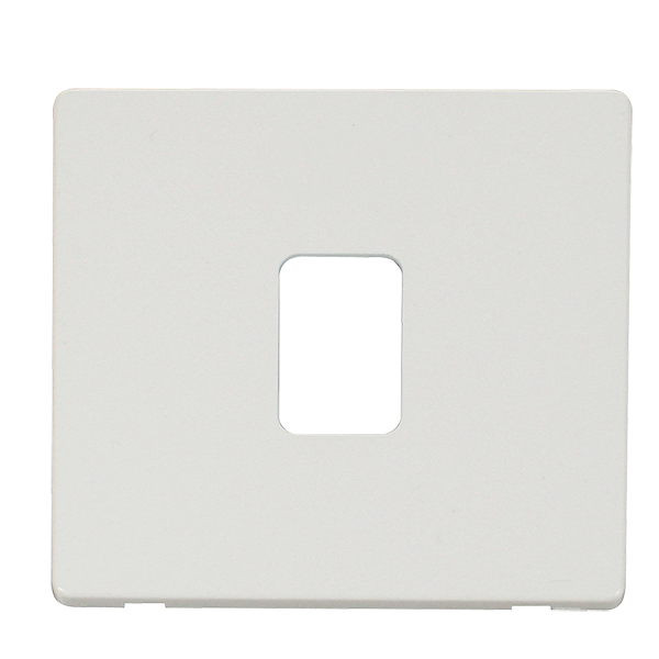 Click Definity Metal White 20A DP Switch Cover Plate SCP422MW