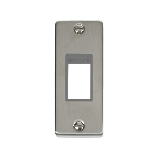 Click Deco Stainless Steel 1 Gang Architrave Plate VPSS471GY