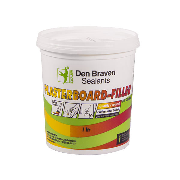 Unicrimp White Instant Plaster Filler 1L Tub ZPBF1L