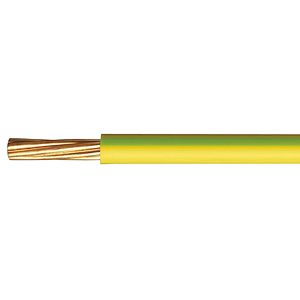 1.5mm Green Yellow Singles Cable 6491X (100m Drum)