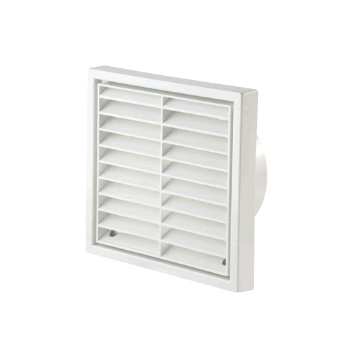 6 Inch 150mm White Fixed Grille