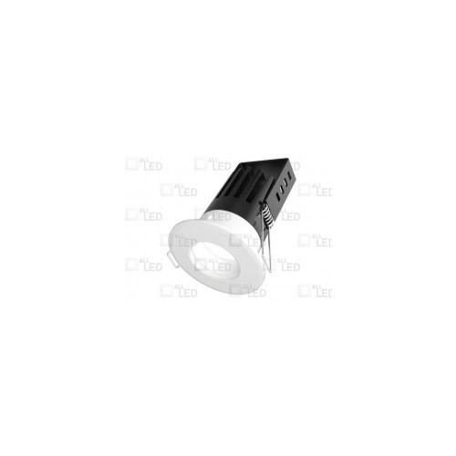 ALL LED Defender Mini 9W Fire Rated IP65 Baffled Downlight 3000K