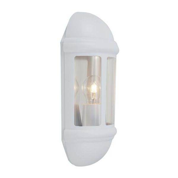 Ansell Latina E27 Half Lantern White ALHL/WH