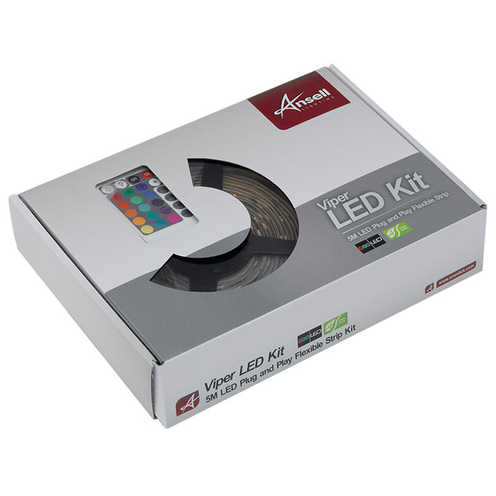 Ansell Viper RGB Flexible LED 5m Strip Kit 36W AVLED/KIT