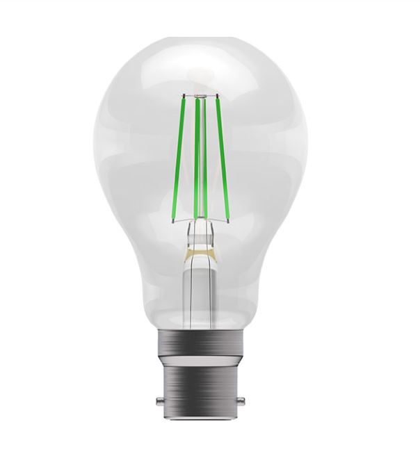 Bell 4W BC LED Green Filament GLS Lamp ­60065