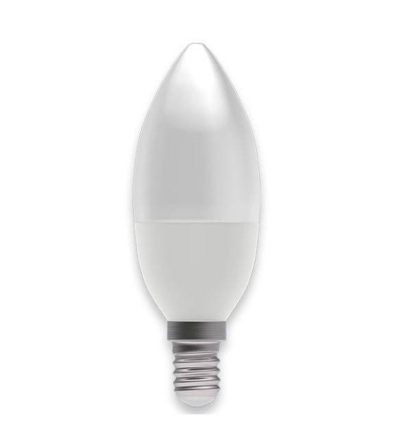 Bell 2.1W SES LED Warm White Dimmable Opal Candle Lamp 60514