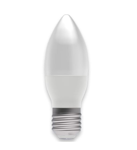 Bell 3.9W ES LED Warm White Non Dimmable Opal Candle Lamp 60511
