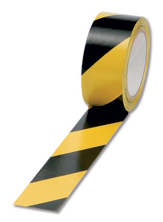 Black Yellow Hazard Tape