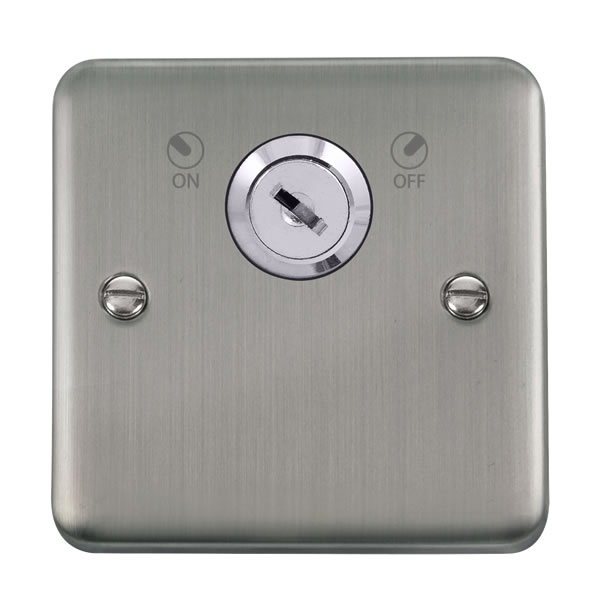 Click Deco Plus Stainless Steel 20A DP Key Lockable Switch DPSS660