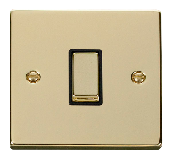 Click Deco Polished Brass Intermediate Switch VPBR425BK