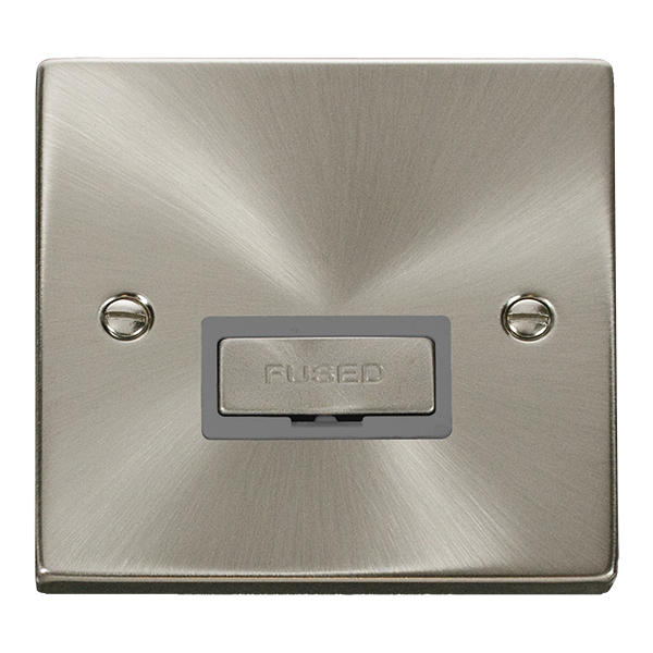 Click Deco Satin Chrome Unswitched Fused Spur VPSC750GY
