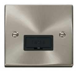 Click Deco Satin Chrome Unswitched Fused Spur VPSC650BK