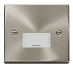 Click Deco Satin Chrome Unswitched Fused Spur VPSC650WH