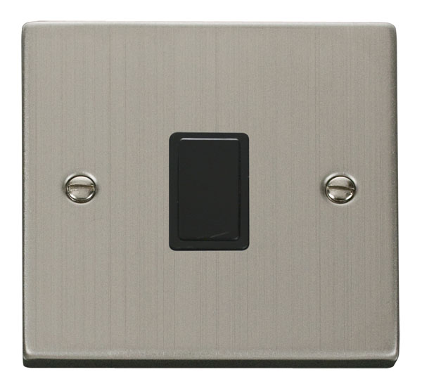 Click Deco Stainless Steel 20A Double Pole Switch VPSS622BK