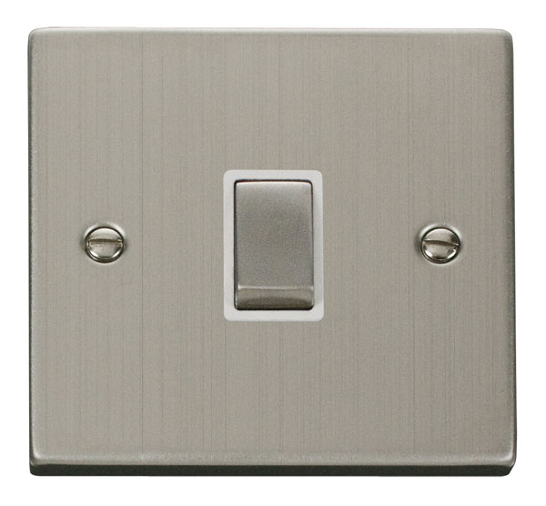 Click Deco Stainless Steel Ingot 20A DP Switch VPSS722WH