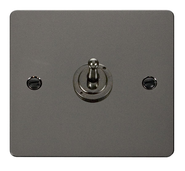 Click Define Black Nickel 1 Gang 2 Way Toggle Switch FPBN421