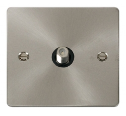 Click Define Brushed Steel Non-Isolated Satellite Point FPBS156BK