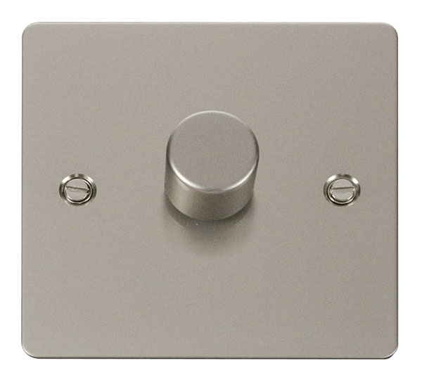 Click Define Pearl Nickel 1 Gang 2 Way Dimmer Switch FPPN140