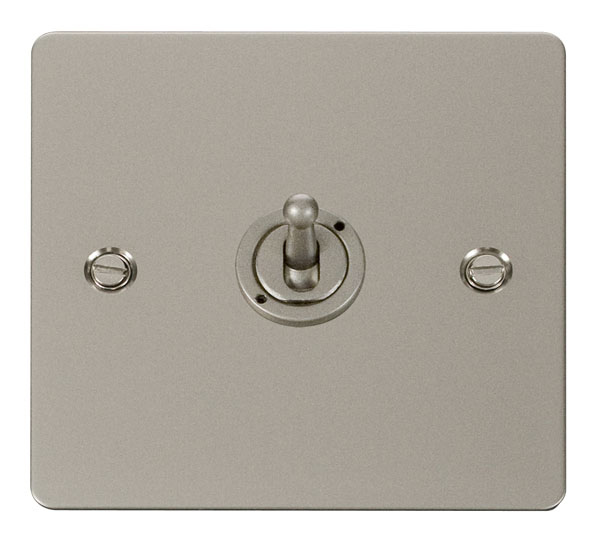 Click Define Pearl Nickel 1 Gang 2 Way Toggle Switch FPPN421