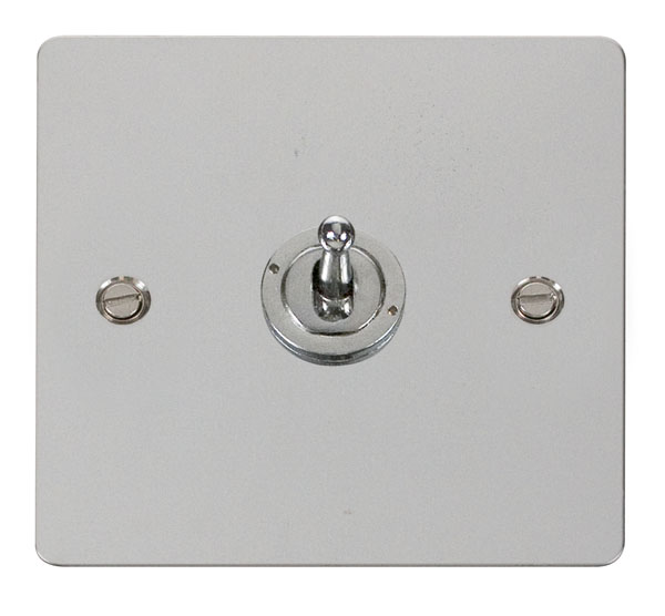 Click Define Polished Chrome 1 Gang 2 Way Toggle Switch FPCH421