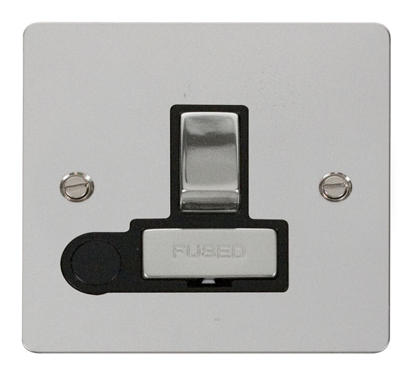 Click Define Polished Chrome Switched Fused Spur with Flex Outlet FPCH551BK