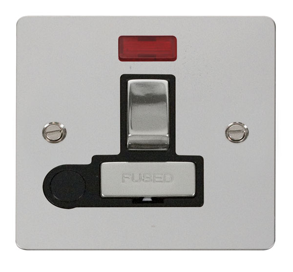 Click Define Polished Chrome Switched Spur Neon with Flex Outlet FPCH552BK