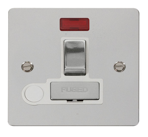 Click Define Polished Chrome Switched Spur Neon with Flex Outlet FPCH552WH