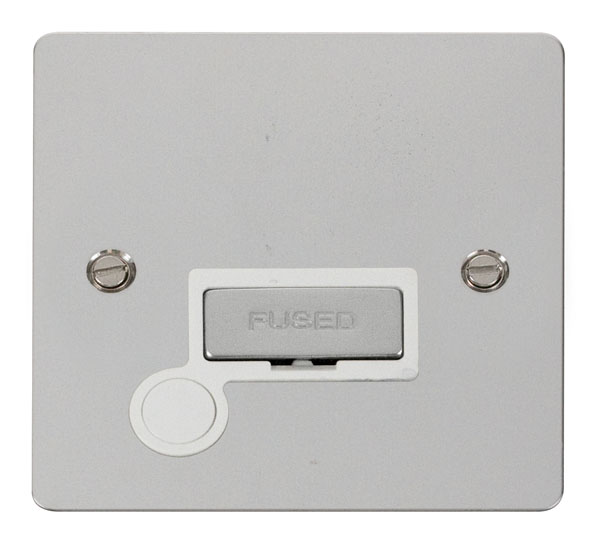 Click Define Polished Chrome Unswitched Fused Spur with Flex Outlet FPCH550WH