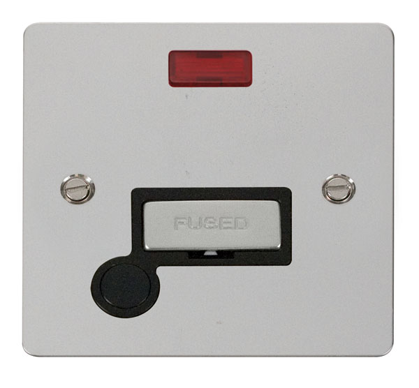 Click Define Polished Chrome Unswitched Fused Spur with Flex Outlet FPCH553BK
