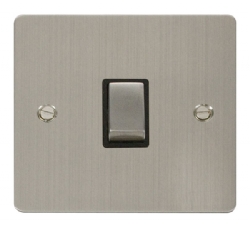 Click Define Stainless Steel 20A Double Pole Switch FPSS722BK