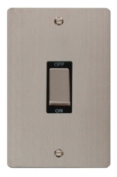 Click Define Stainless Steel 45A Vertical DP Switch FPSS502BK