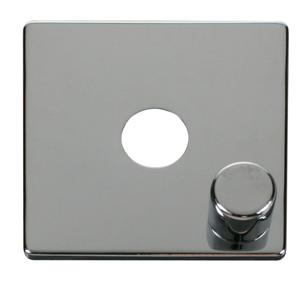 Click Definity 1 Gang Dimmer Switch Cover Plate & Knob SCP241CH