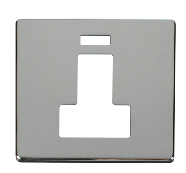 Click Definity 13A Switched Fused Spur Neon Cover Plate SCP252CH