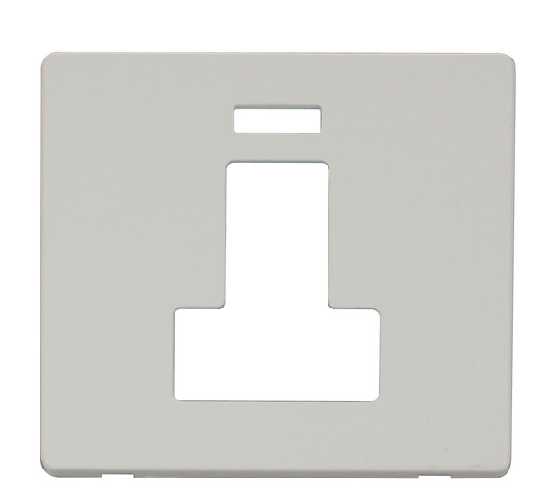 Click Definity 13A Switched Fused Spur Neon Cover Plate SCP252PW