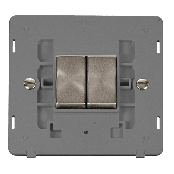 Click Definity 2 Gang 2 Way Switch Insert SIN412GYBS