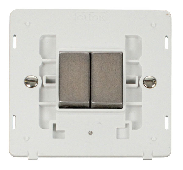 Click Definity 2 Gang 2 Way Switch Insert SIN412PWSS