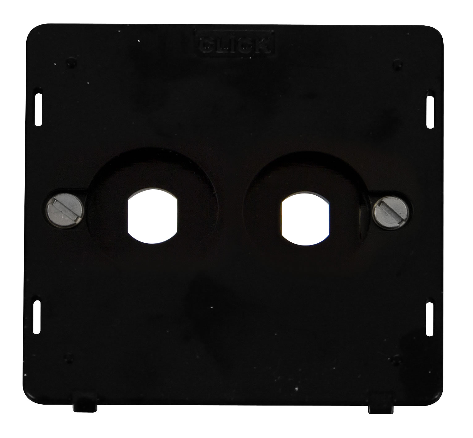 Click Definity 2 Gang Empty Dimmer Plate Insert SIN142PL