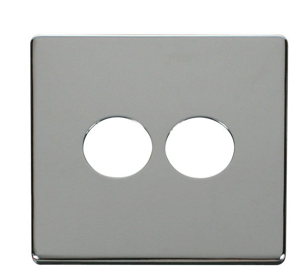 Click Definity 2 Gang Toggle Switch Cover Plate SCP222CH