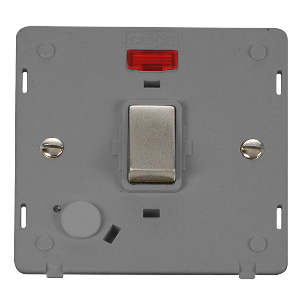 Click Definity 20A DP Switch With F/O Neon Insert SIN523GYSS
