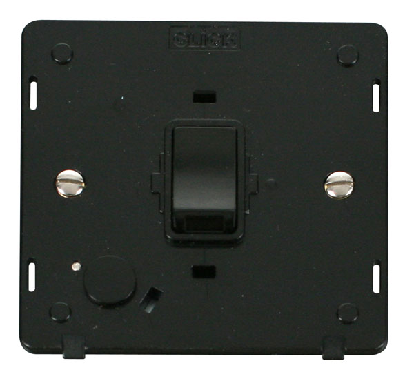 Click Definity 20A DP Switch with Flex Outlet Insert SIN022BK