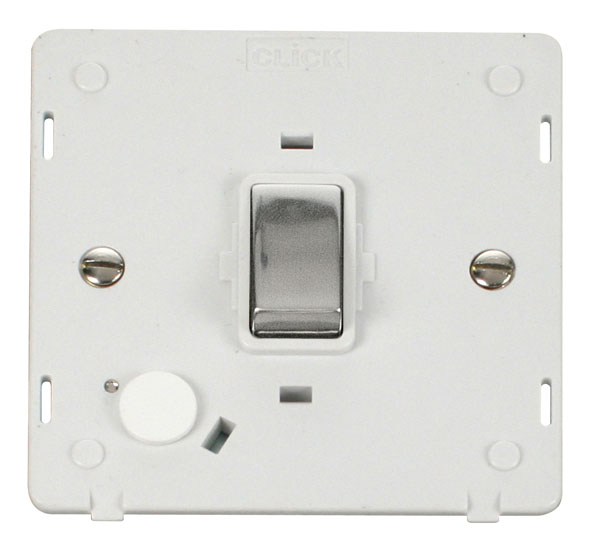 Click Definity 20A DP Switch With Flex Outlet Insert SIN522PWCH