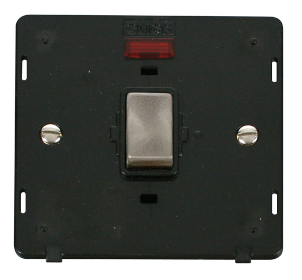 Click Definity 20A DP Switch With Neon Insert SIN723BKBS