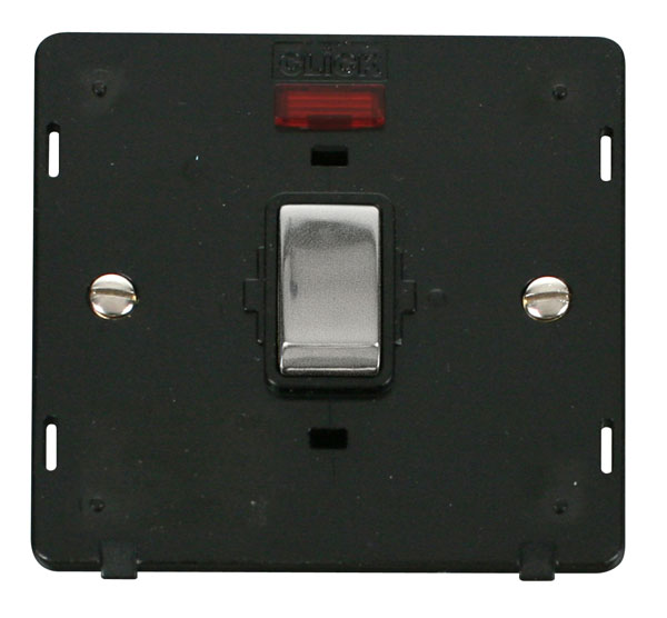 Click Definity 20A DP Switch With Neon Insert SIN723BKCH
