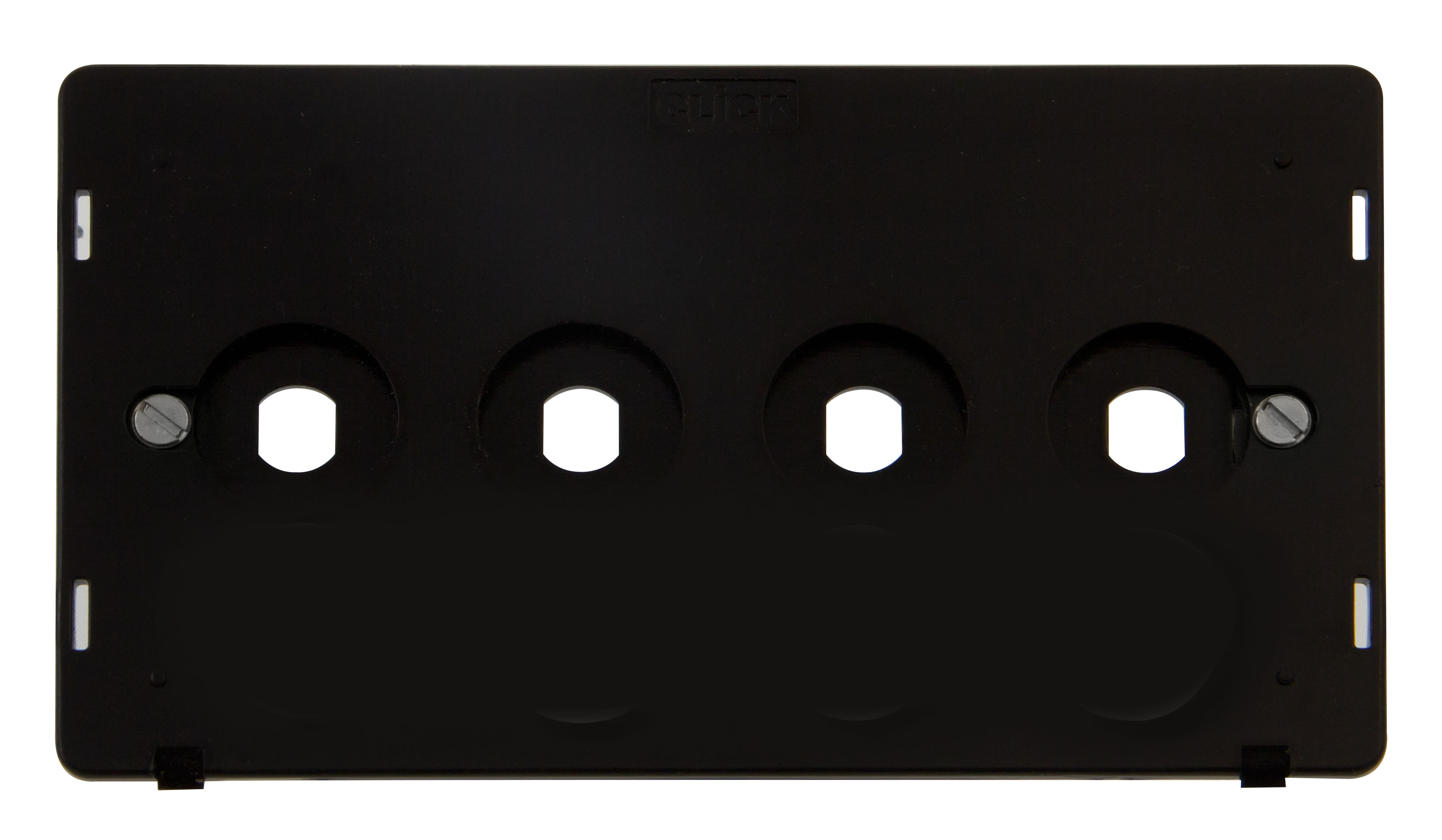 Click Definity 4 Gang Empty Dimmer Plate Insert SIN144PL
