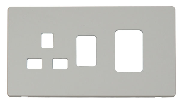 Click Definity 45A Cooker Sw with 13A Skt Cover Plate SCP204PW