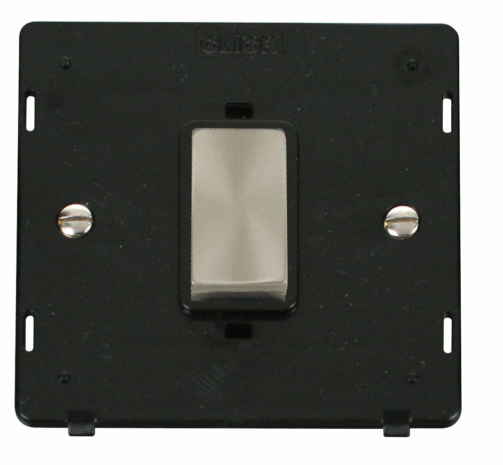 Click Definity 45A DP Switch Single Plate Insert SIN500BKBS